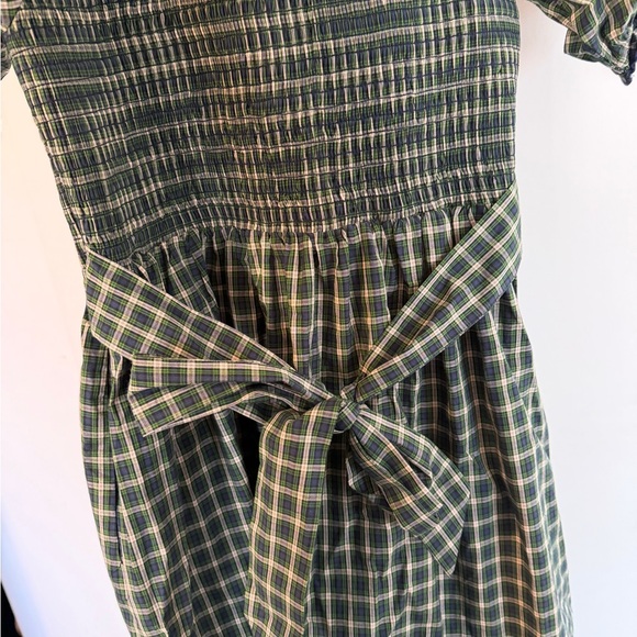 Pink Desert Green Plaid Maxi Dress - NWOT - Picture 3 of 3